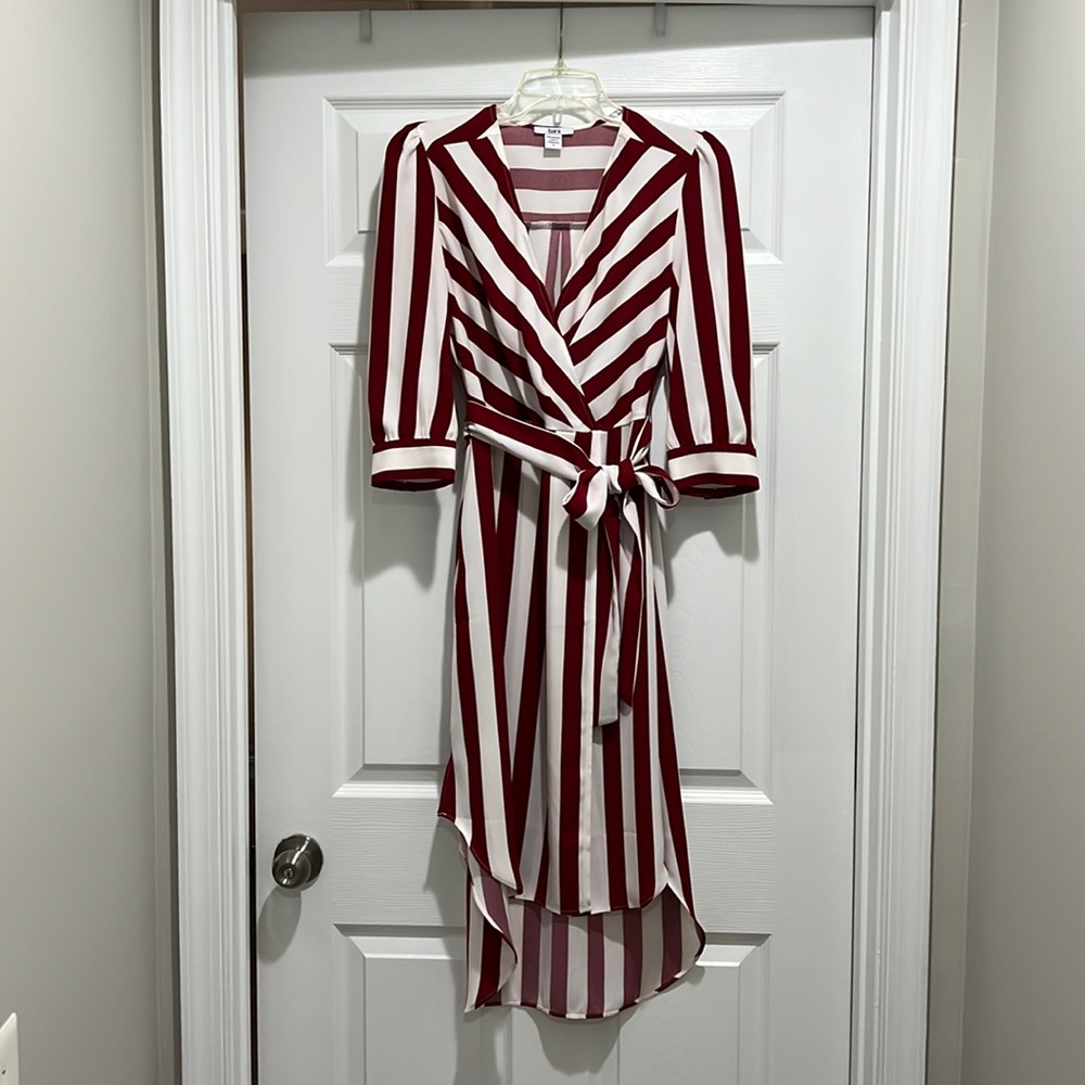 Women’s Bar III Red White Stripes Dress Size 4